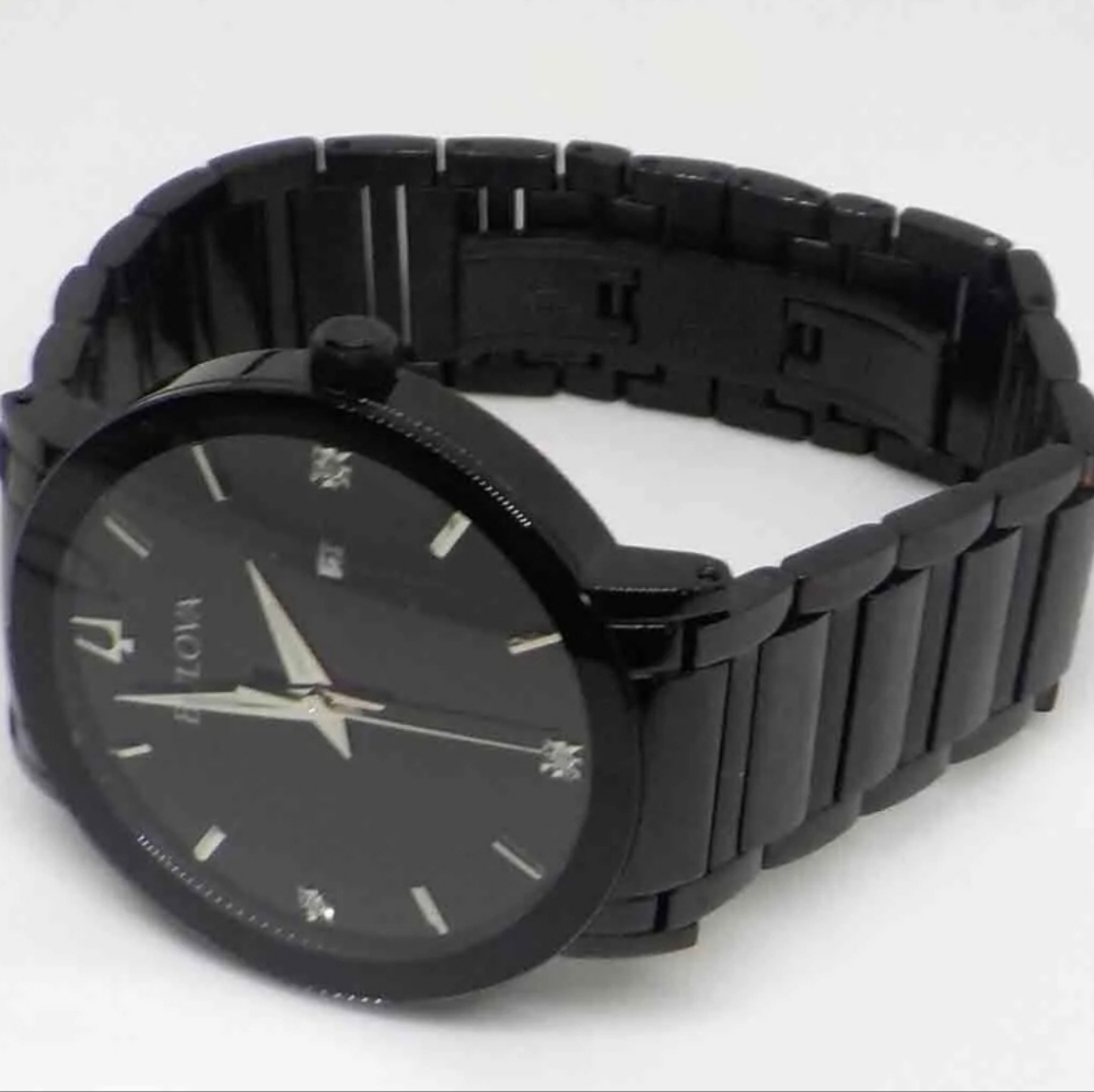 ***BRAND NEW*** Bulova Modern Diamond Black Dial Men's Watch - Picture 4 of 11
